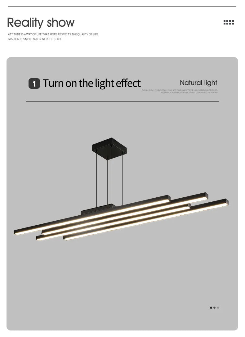 Living room chandelier modern minimalist atmosphere, minimalist light luxury main lamp Nordic lighting package living room lamp