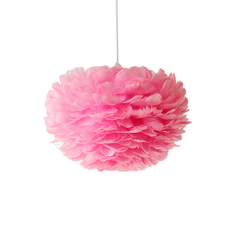 Feather Chandelier Modern Large Goose Feather Living Room Bedroom Feather Chandelier Warm and Fashionable Clothing Store Chandel