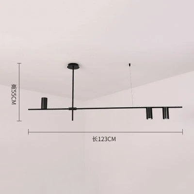 Scandinavian Post-modern wrought iron chandelier LED Creative Designer Tribes Chandelier Dining Room Coffee suspension luminaire