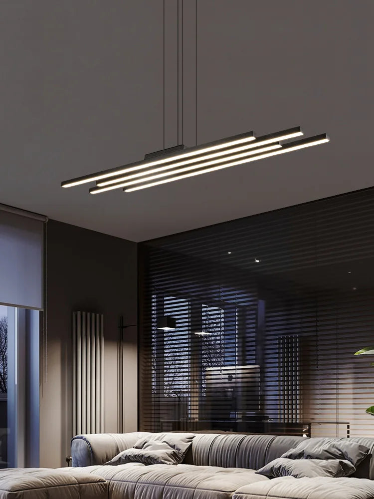 Living room chandelier modern minimalist atmosphere, minimalist light luxury main lamp Nordic lighting package living room lamp