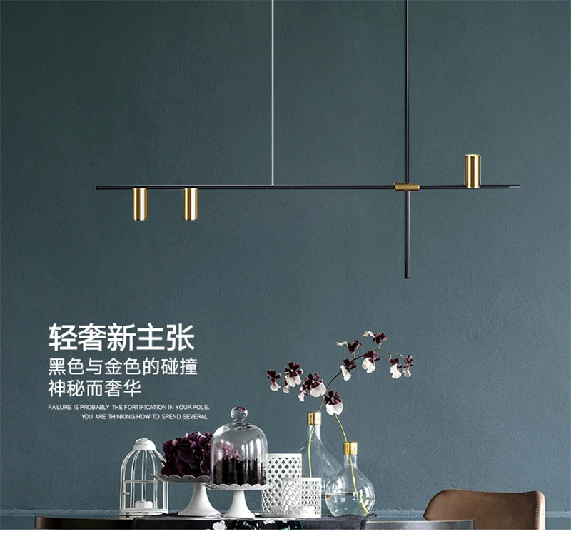 Scandinavian Post-modern wrought iron chandelier LED Creative Designer Tribes Chandelier Dining Room Coffee suspension luminaire