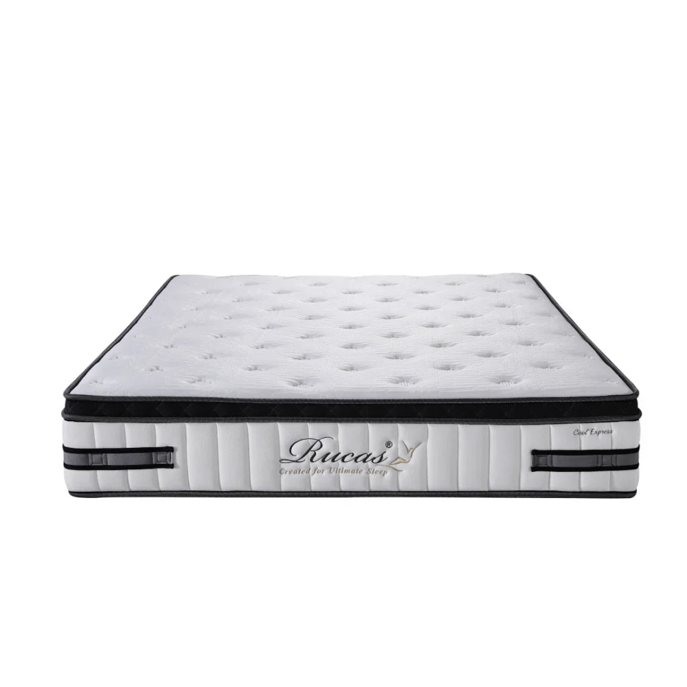 12 Inch Queen Size Memory Foam Mattress 26CM High Density Foam Compress Pocket Spring Mattresses for King Size Bed