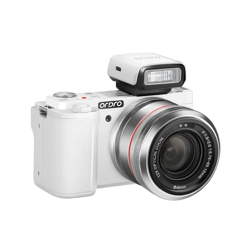 Digital Camera for Vlogging Videos with Flashlight 5X Optical Zoom 5K 30FPS 4K 60FPS AF/MF IR Rechargeable Battery G930