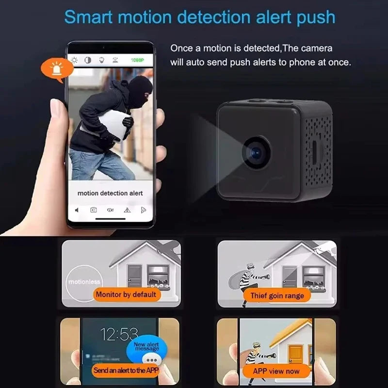 Xiaomi Mini Camera 1080p HD Wireless Wifi Remote Monitor Camera Home Ip Camera Motion Detection Recorder Super-long Battery Life