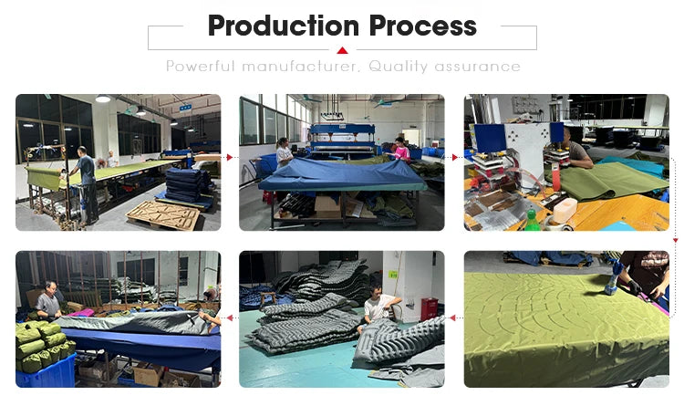 Double Size Inflatable Mattress Air Bed Sleeping Pad With Built In Pillow Electric Pump For Camping Home Travel