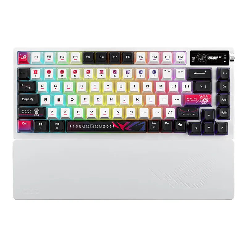 ROG Azoth X Wireless Tri-mode Mechanical Keyboard Hot Swap 2“OLED Screen Gasket Mount Custom PC Esport Laptop Gaming Keyboards