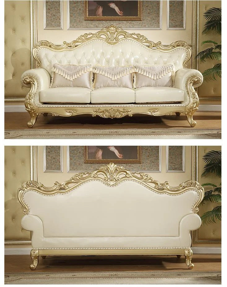 Luxury Furniture Set Living Room Sofa, Wooden Dubai Sofa Set Furniture Price Royal Sofa Set Furniture
