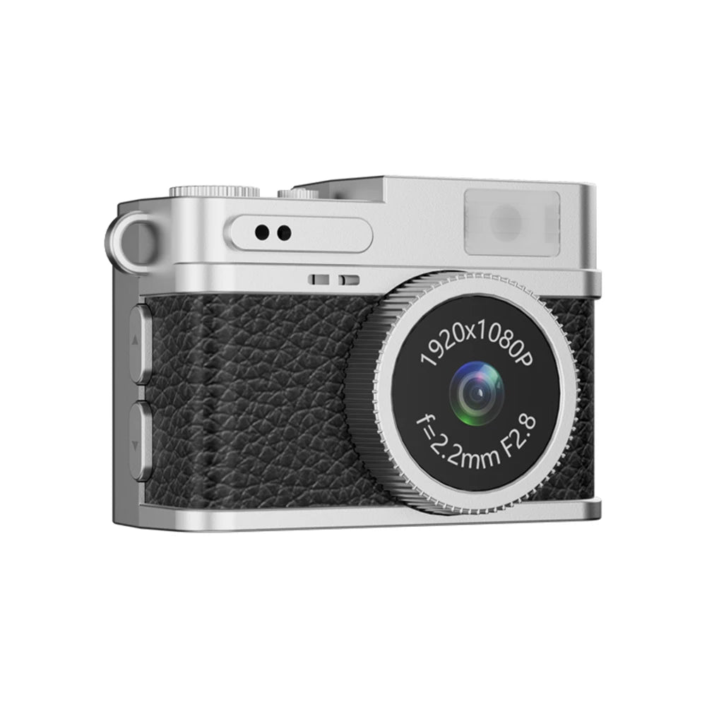 S150 Retro Digital Camera Mini Video Cam Photography Point Camera 1080P Pocket Video Recorder with LED Flash Light for Kids Toys