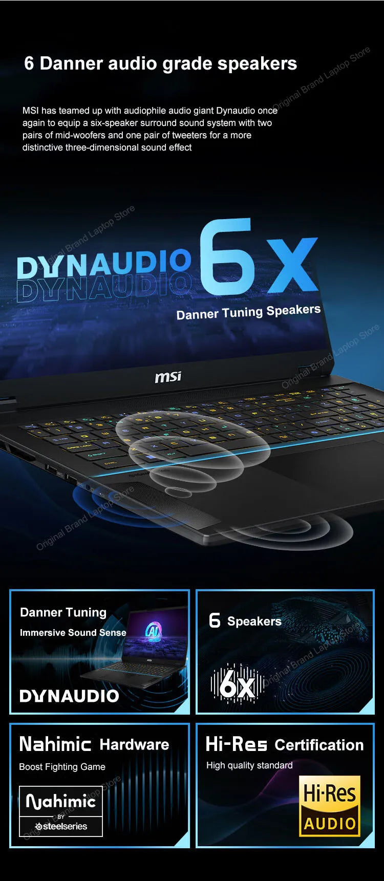2024 MSI Stealth 18 AI Studio Gaming Laptop 18 Inch 4K UHD 120Hz MiniLED Screen Netbook Ultra 9-185H 32GB 2TB RTX4090 Notebook