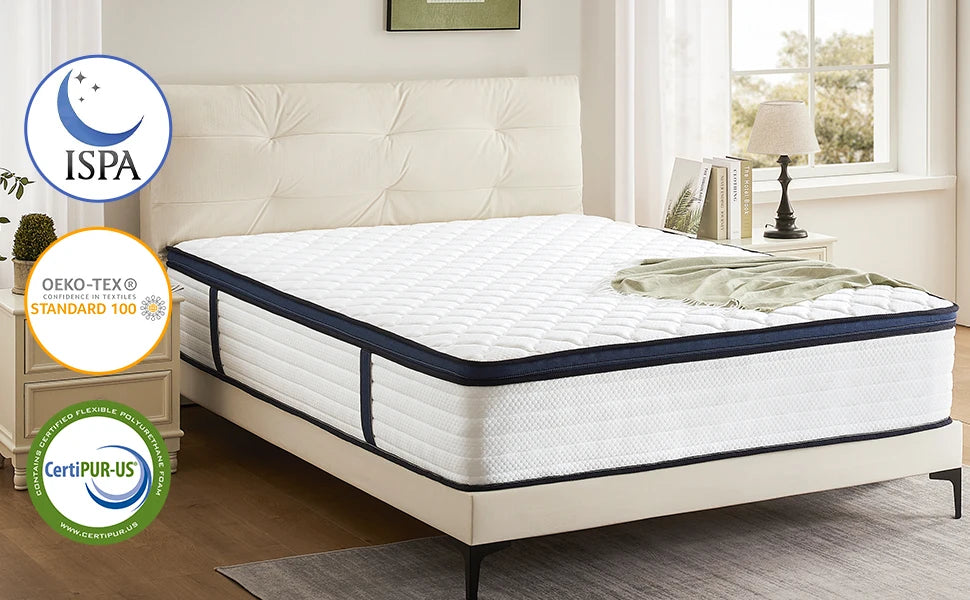 Standard Mattress Hotel Mattress Pocket Spring Mattress Soft and Comfortable Memory Foam Matelas