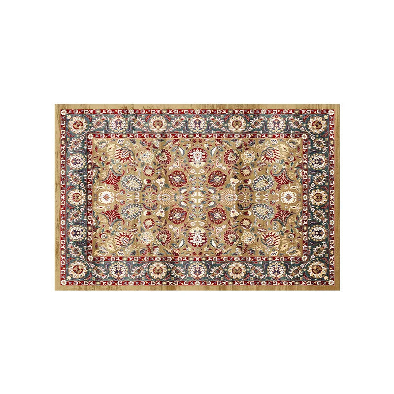 Tufted cotton carpet Living room carpet Hand woven fringed washable bathroom carpet