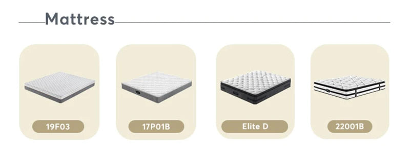 Luxury Hybrid Soft High Density Foam Pocket Spring Queen Size Bed Mattress in a Box