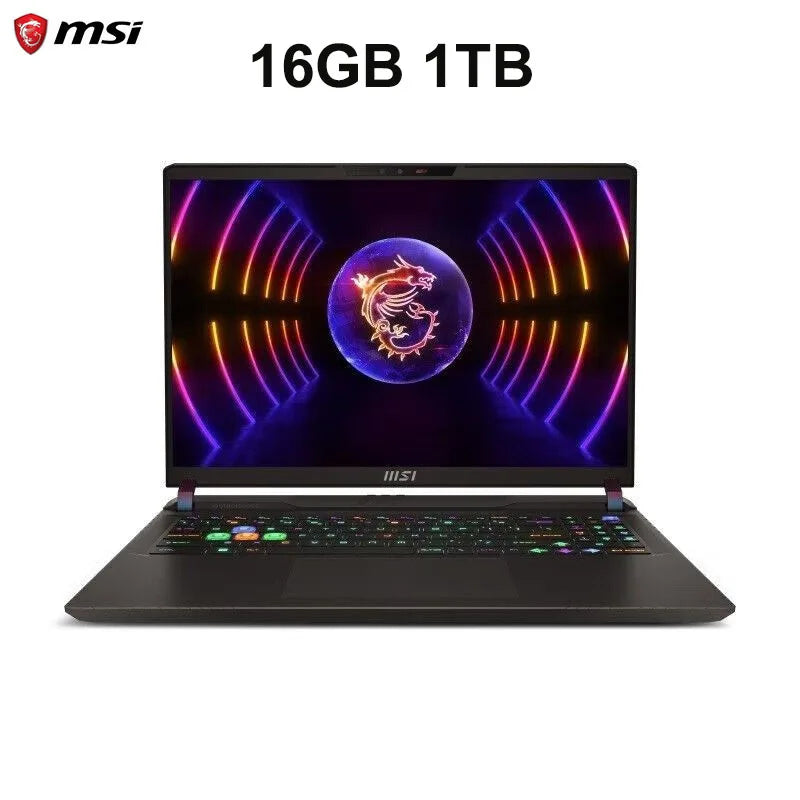 MSI Titan GP78HX Gaming Laptop 17 Inch 2.5K 240Hz IPS Screen Notebook i9-13980HX 16GB 1TB RTX4080 Computer Ultra Gaming Netbook