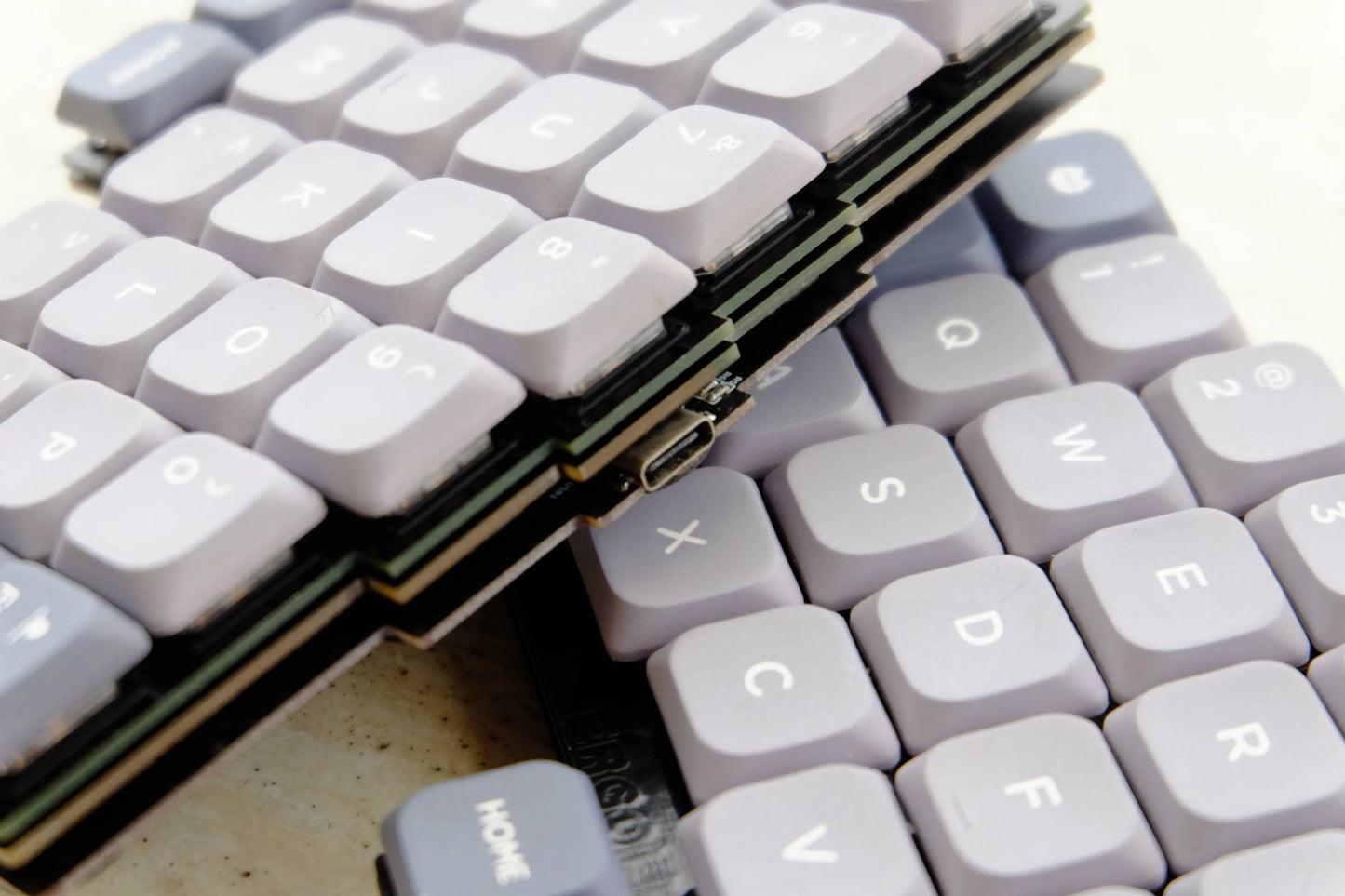 If-ergolite Split Keyboard Kit Low Profile Wireless Keyboard Ergonomic Custom Hot Swap Programmer Support VAIL Gaming Keyboard