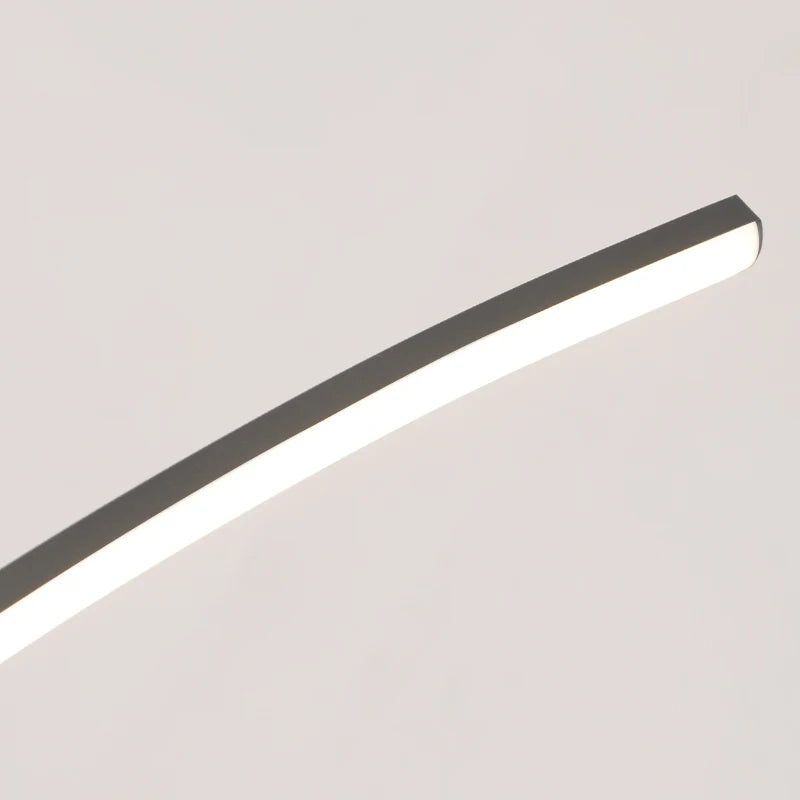 Pendant Light Nordic Chandelier Interior Décor Strip Curved Bridge LED Hanging Lamp Bedroom Living Room Home Lighting Fixtures
