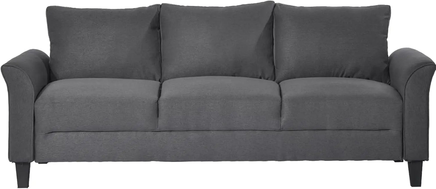 Sectional Sofa Sets, Modern Polyester Blend Sectional Couch Set with Sofa, Loveseat and Armchair, Living Room Furniture Sets