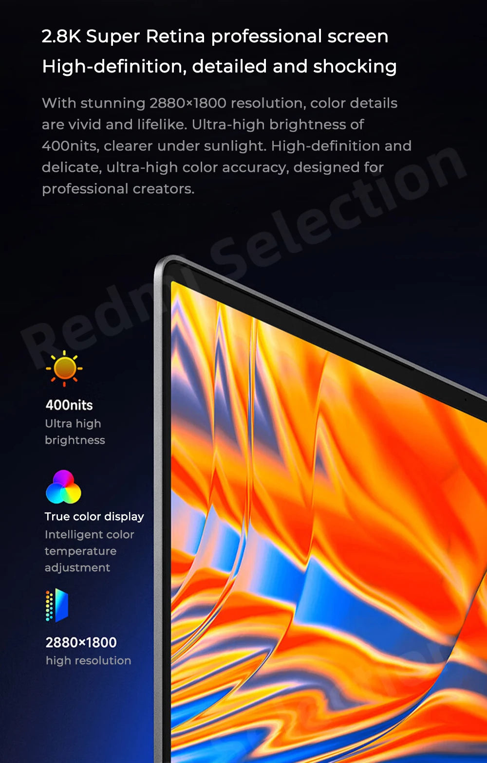 Xiaomi RedmiBook Pro 14 Laptop Ultra 5-125H/Ultra 7-155H ARC Graphics 32GB DDR5 1T SSD 14-inch 2.8K 120Hz Screen Notebook PC