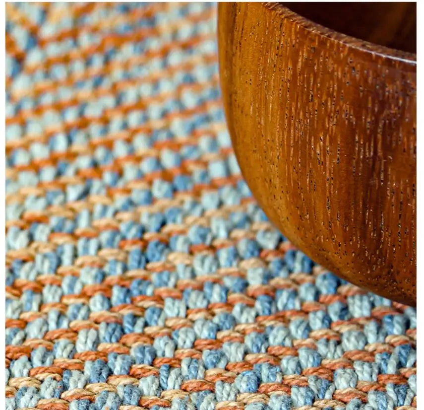 Kilim Cotton Linen Woven Carpets for Living Room Home Bedroom Rug Sofa Coffee Table Bedside Mat Modern Carpet with Tassel Tapis