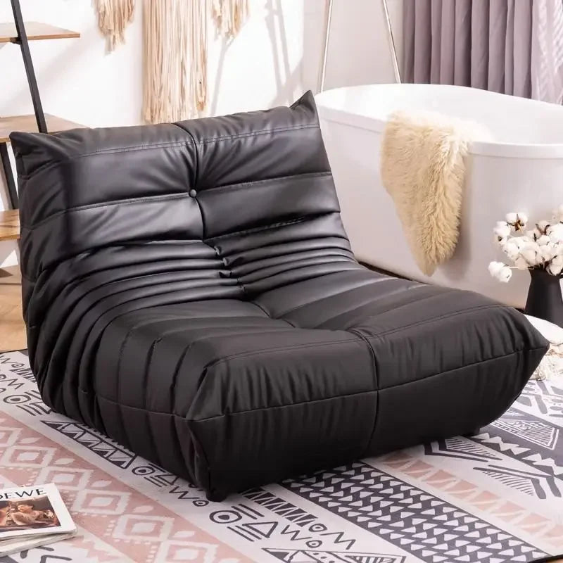 Luxury Living Room Sofa Furgle Chair Soft Suede Oversized Chair Lazy Floor Sofa for Living Room Corner Chair Caterpillar Sofa