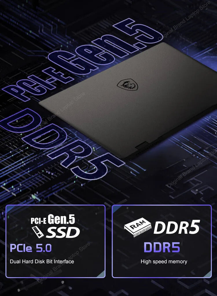 2024 MSI Sword 16 HX Laptop 16 Inch 2.5K QHD 240Hz IPS Screen Notebook i7-14700HX 16GB 1TB SSD RTX4060 Gaming Netbook Computer