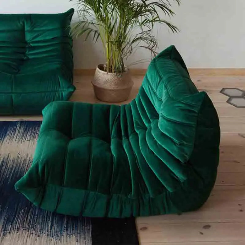 Bean Bag Chair for Adults Fireside Chair Comfy Lazy Floor Sofa Single Seat Sofa Armless Couch for Living Room Bedroom Apartment