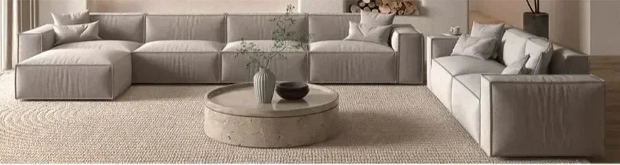 Modern KD Assembly Corner Sofa Modular Couch Fabric Gray Living Room Furniture Sectional Sofa Set sofa set living room furniture