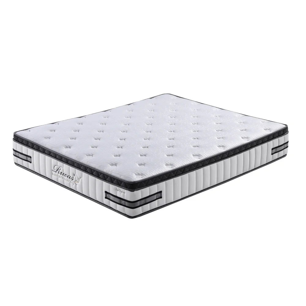 12 Inch Queen Size Memory Foam Mattress 26CM High Density Foam Compress Pocket Spring Mattresses for King Size Bed