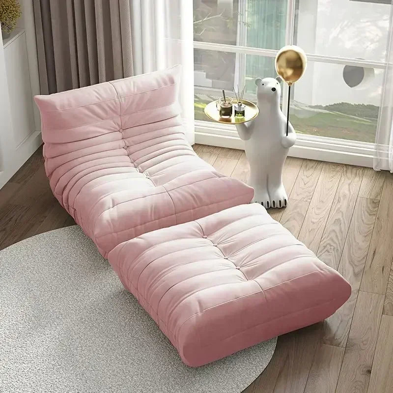 Bean Bag Chair for Adults Fireside Chair Comfy Lazy Floor Sofa Single Seat Sofa Armless Couch for Living Room Bedroom Apartment