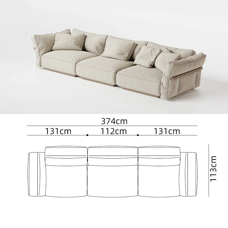 Italian Minimalist Sofas High Quality Modern Living Room Design Unusual Sofa Leisure Creative Comfortable Sillon Cama Furniture