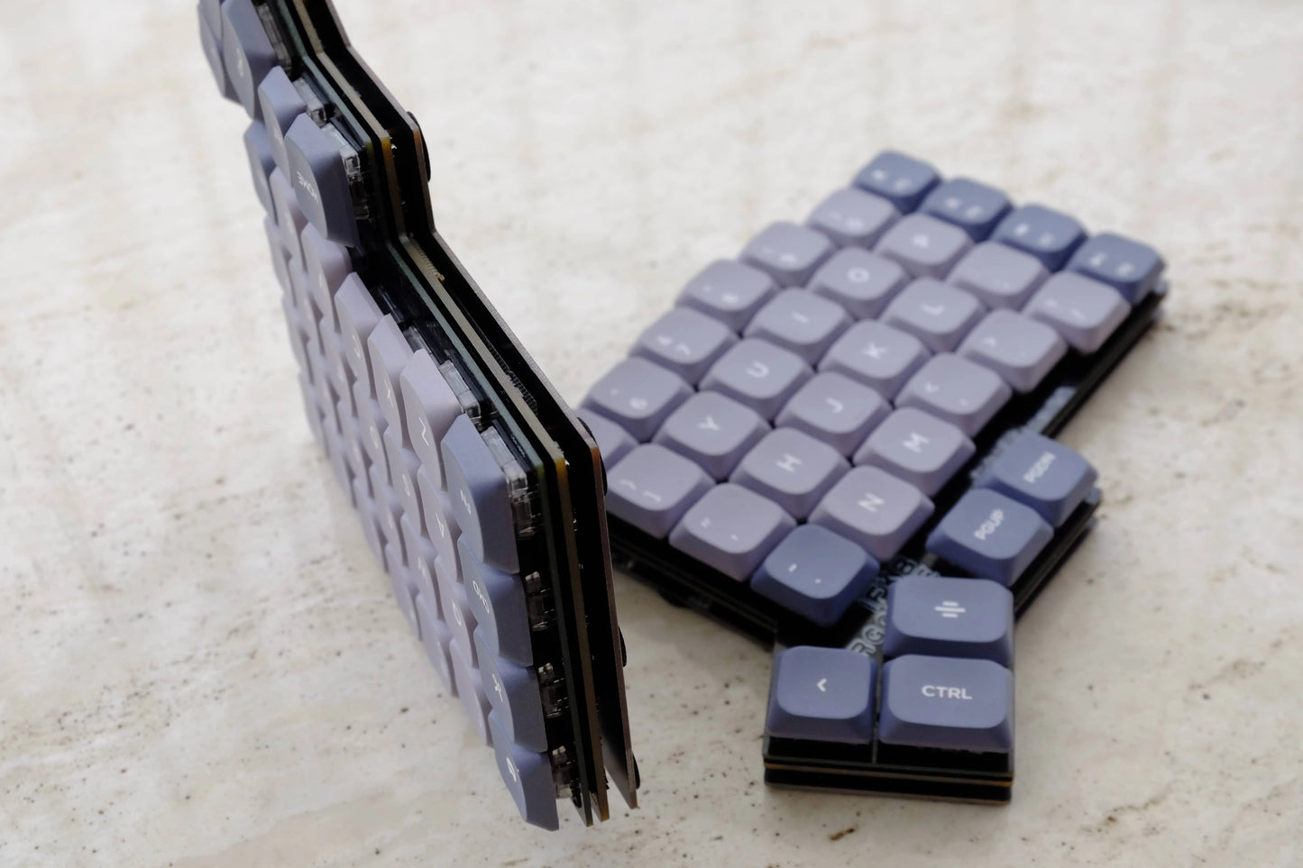 If-ergolite Split Keyboard Kit Low Profile Wireless Keyboard Ergonomic Custom Hot Swap Programmer Support VAIL Gaming Keyboard