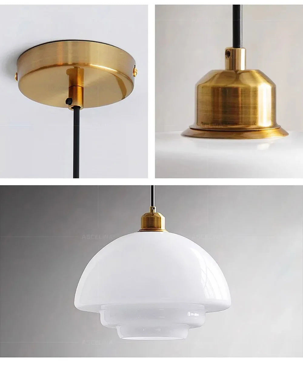 Nordic Glass Pendant Lamp Art Decorative Dinning Room Lamp Kitchen Island Bedrrom Bedside LED E27 Modern Light Fixtures
