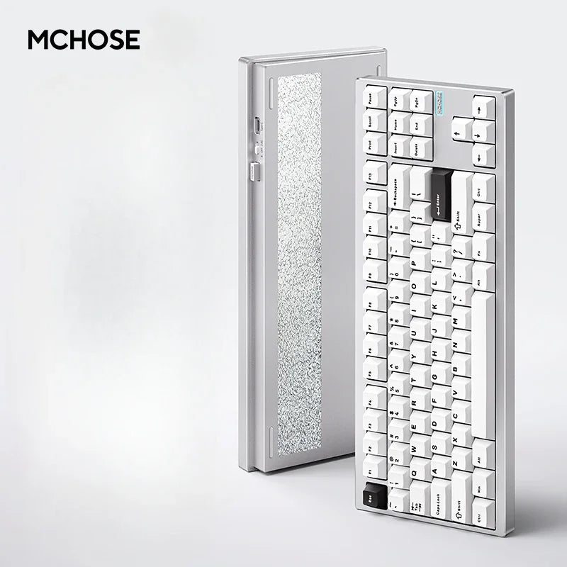 MCHOSE GX87V2 Mechanical Keyboard Wireless Tri-mode Hot-Swap GASKET RGB Quick Release Custom CNC Aluminum Office Gaming Keyboard
