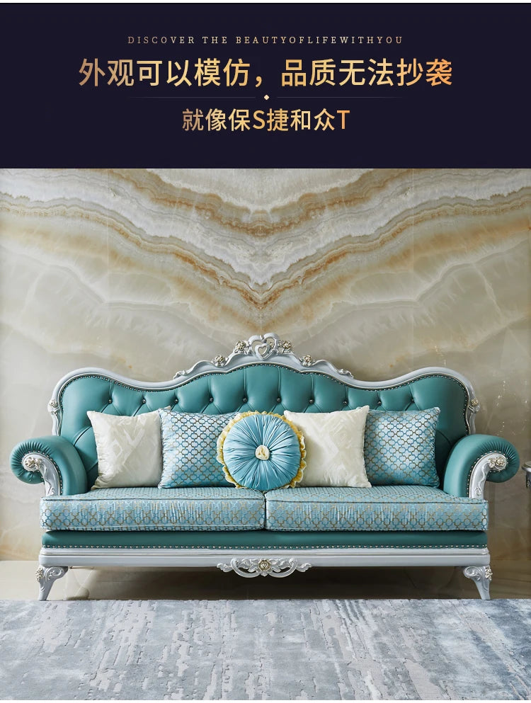 Europe Double Sofa Adults Classic Apartment Children Designer Sofa Romantic Gaming Muebles Para Habitacion Home Accessories