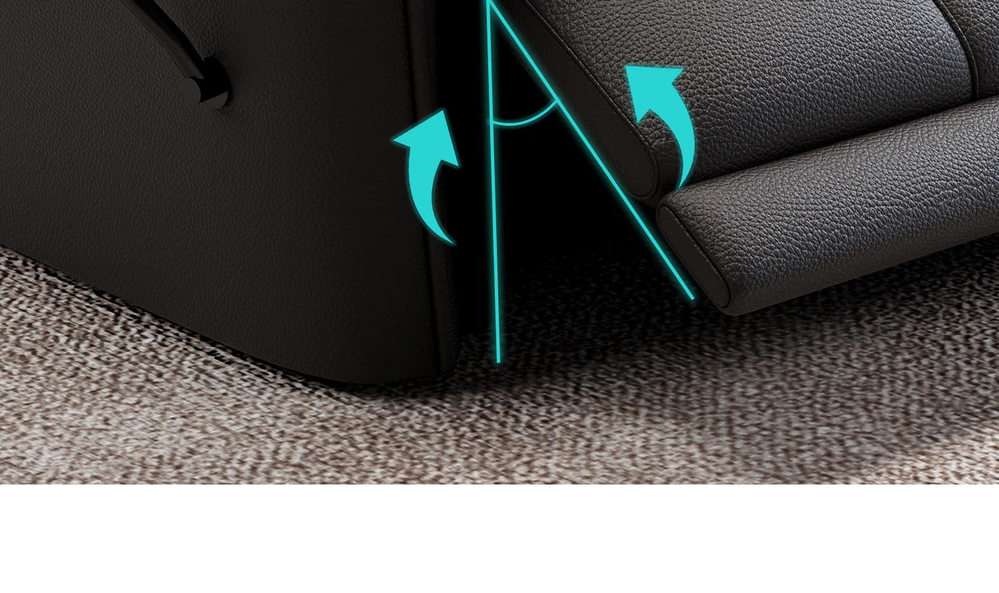 Genuine Leather Modern Sofa Chair Living Room Electric Designer Reclining Sofa Italian Loveseat Divano Soggiorno Home Furniture
