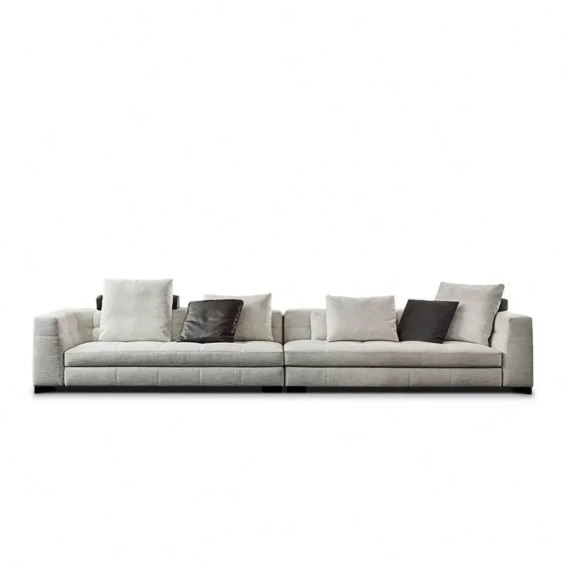 Italian Modern Sectional living room sofa set leather corner office sale