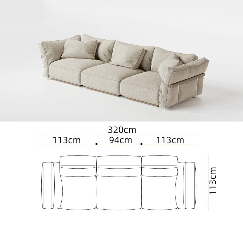 Italian Minimalist Sofas High Quality Modern Living Room Design Unusual Sofa Leisure Creative Comfortable Sillon Cama Furniture