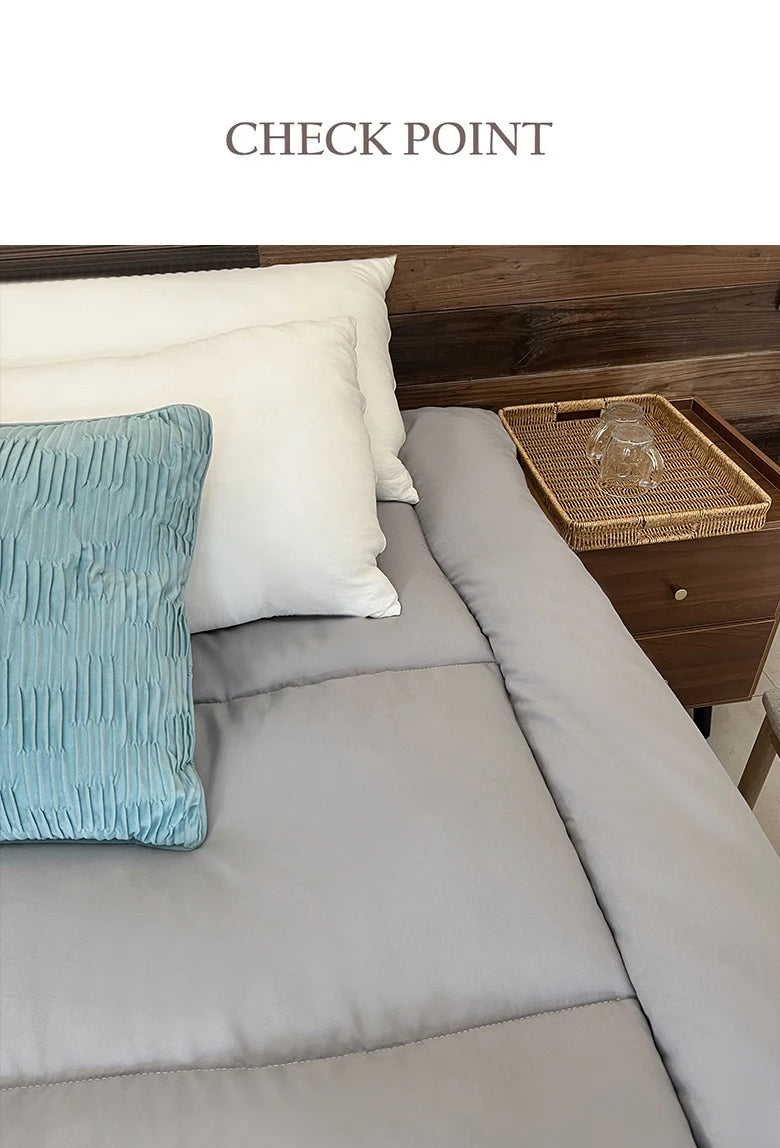 Premium Mattress Topper With Feather Velvet and Brushed Surface for Single/Double Beds Futon Sleeping Mats on the Floor Cover