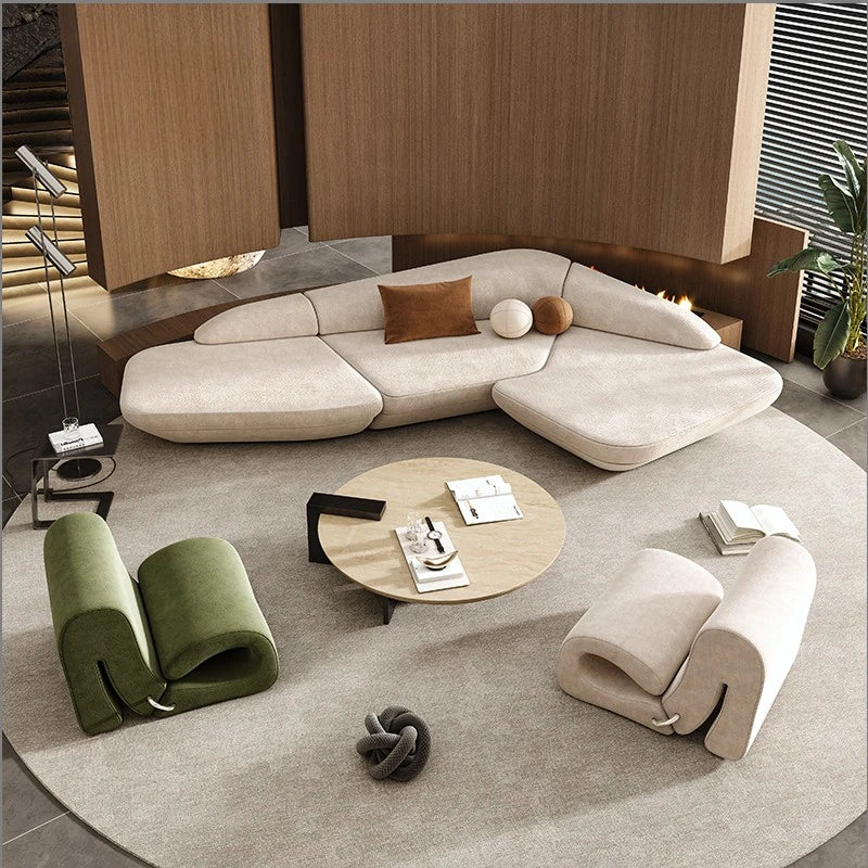 Design European Modern Sofas Leisure Light Luxury Comfortable High Quality Living Room Sofa Sectional Decor Muebles Furniture