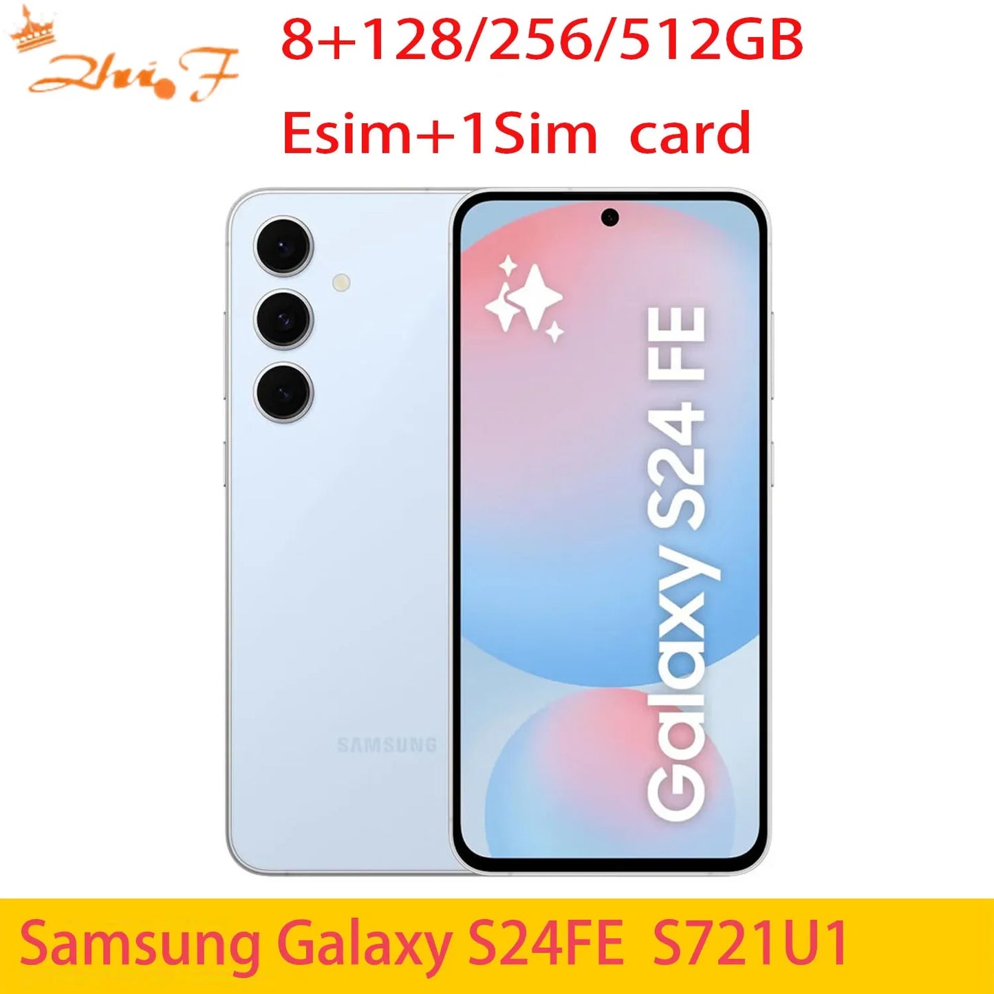 Samsung S24FE s721u1,S721u 8GB RAM, 128/256/512 GB ROM, Exynos 2400e , 6.2 inch, 50MP 4320P, NFC,4700mAh