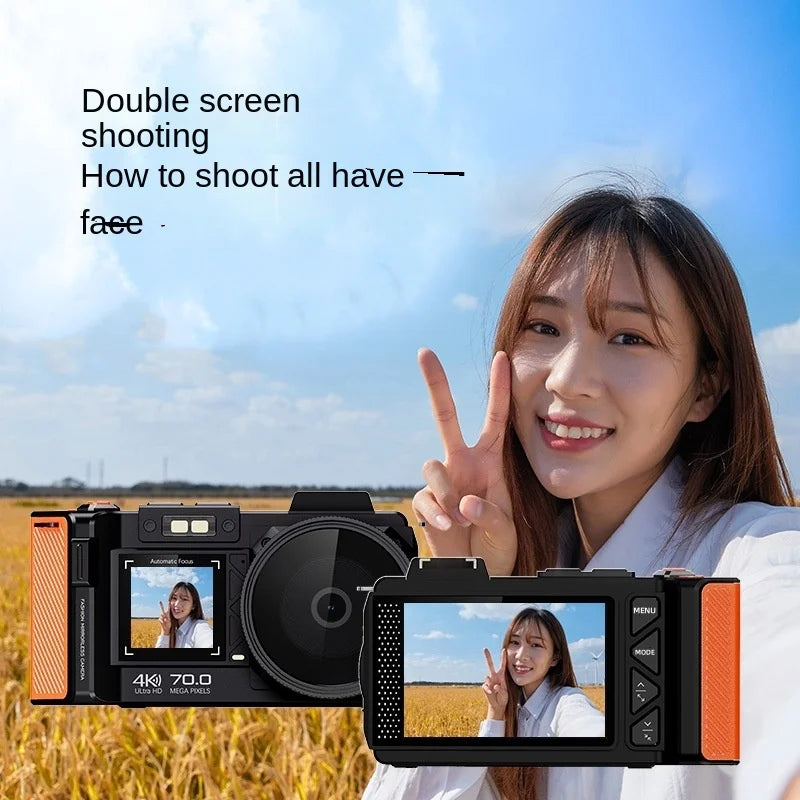 D100 4K HD 70 Million DSLR Digital Camera Recording Function, Supports WIFI, Night Camera Function, Autofocus Digital Camera