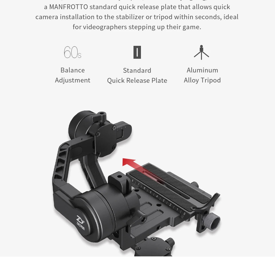 ZHIYUN Crane 2 3-Axis Camera Stabilizer DSLR Camera Stabilizer for Canon Follow Focus Gimbal for Zhiyun Smooth 4 Gimbal