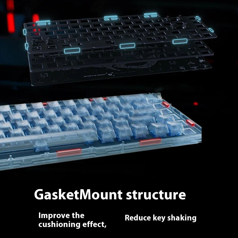 ROG Azoth X Wireless Tri-mode Mechanical Keyboard Hot Swap 2“OLED Screen Gasket Mount Custom PC Esport Laptop Gaming Keyboards