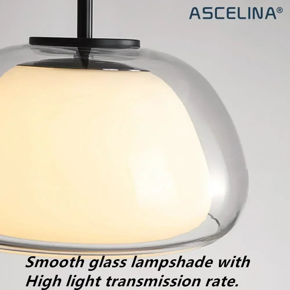 Lustre Glass Hanging Lamps Modern Luxury Home Decor Pendant Light Bedroom Living Room Kitchen Dining Table Cafe Suspend Fixture
