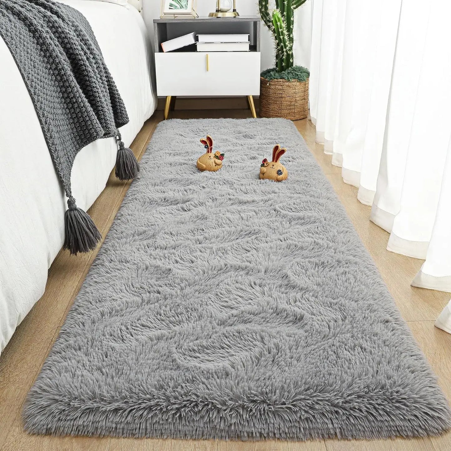 Soft Carpet for Living Room Fluffy Hall Sofa Area Rug Carpets Room Decor Plush Rugs for Children Bedroom Play Floor Mats