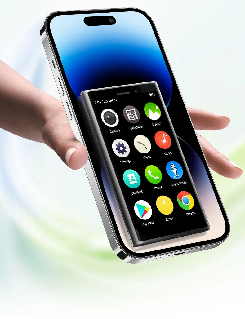 SERVO S26 Mini 3G Smartphone Android 9.0 System 2 SIM Cards 2GB+16GB Play Store Face Unlock WiFi Hotspot 3.0" Small Smart Phones