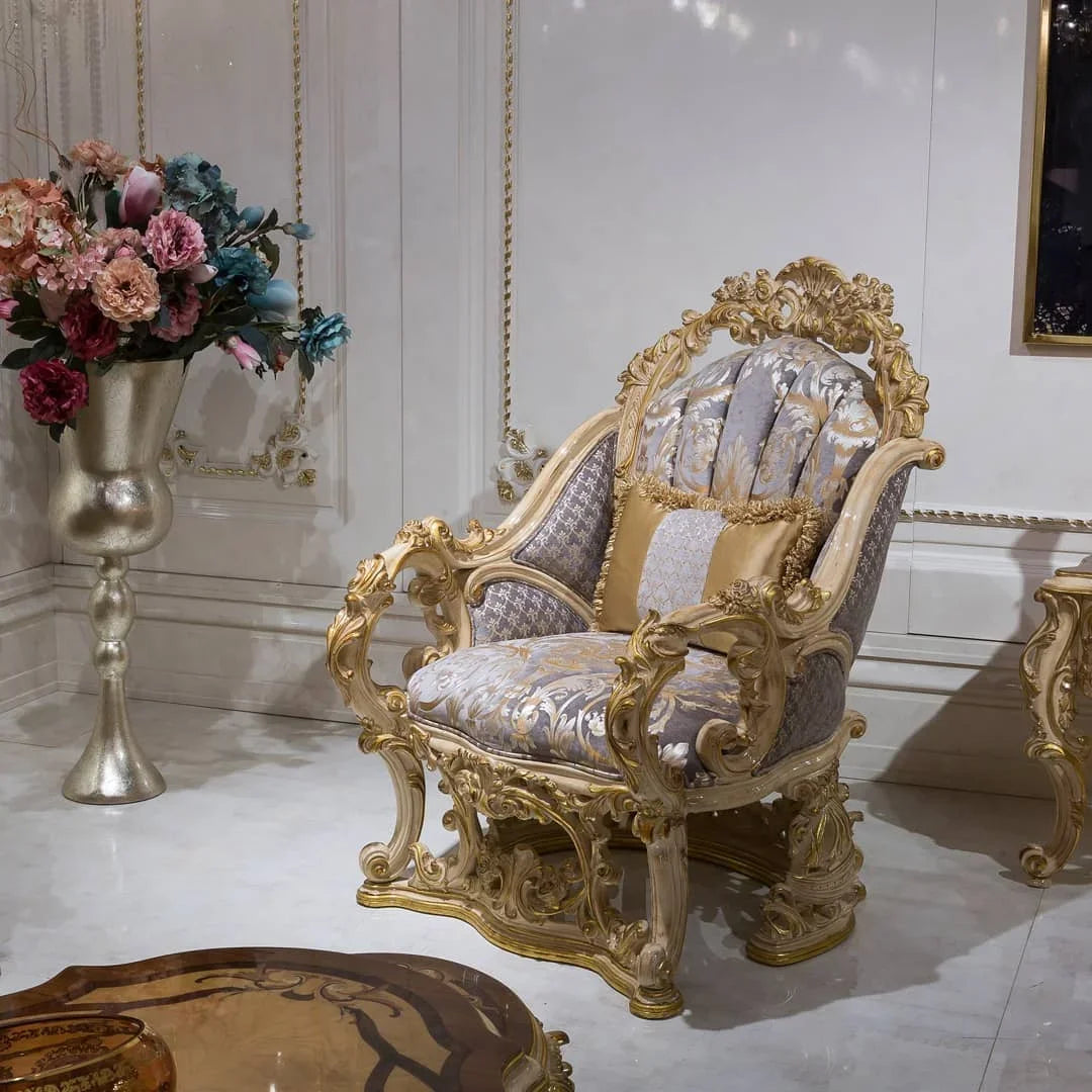 Luxury Furniture Set Living Room Sofa, Wooden Dubai Sofa Set Furniture Price Royal Sofa Set Furniture