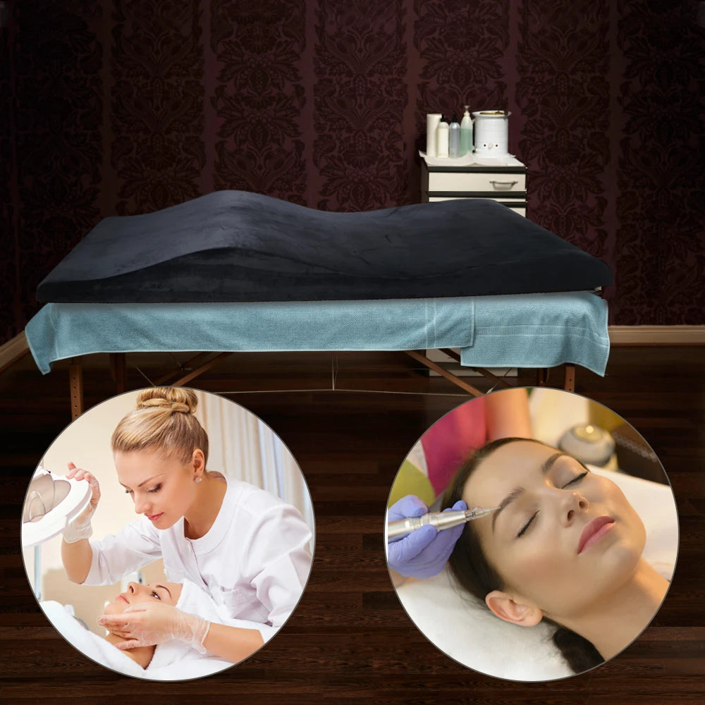 Foam Spa Massage Table Beauty Bed Curved Topper Salon Anatomica Lash Mattress Wave Memory Foam Lash Bed Topper