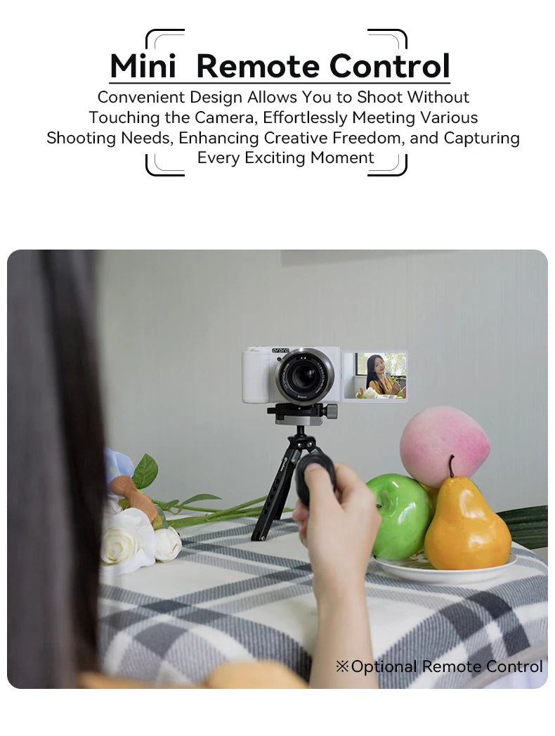ORDRO G730 Vlog Digital Compact Camera 4K 60FPS IR Night Vision 12X Optical Zoom Auto Manual Focus Video Camcorder Photography