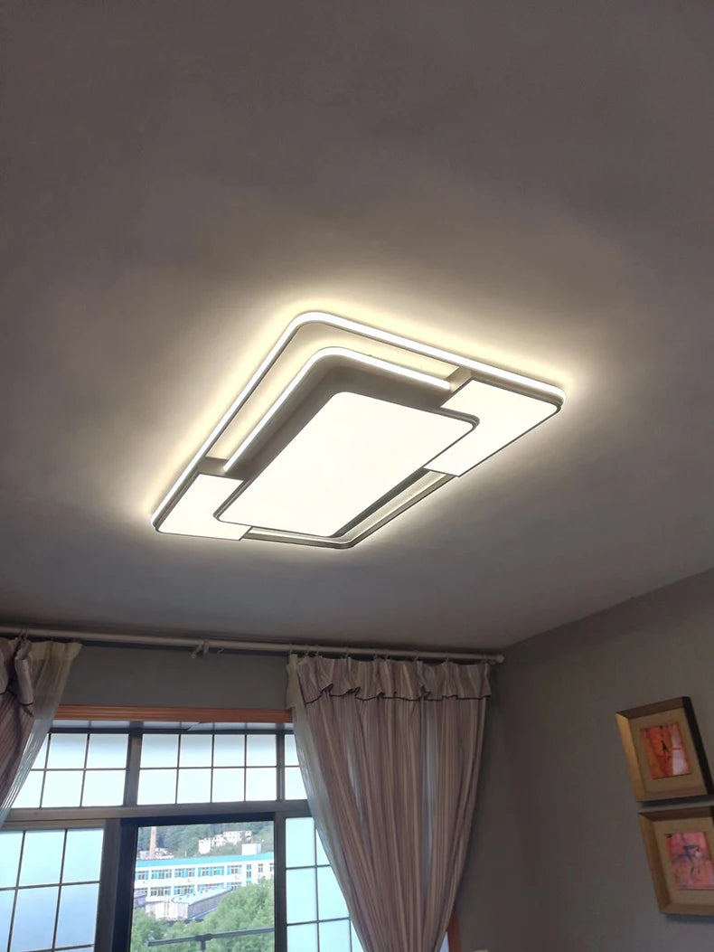 Living Room LED Ceiling Lamp Modern Simple Bedroom Room Dining Light Nordic Lustre Home Decoration Interior Lighting Chandelier