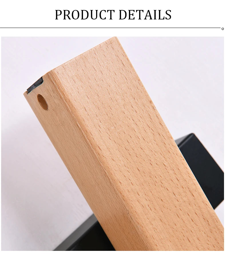 New Rotatable Wall Lamp Nordic Solid Wood LED Wall Light Simple Bedside Study Reading Adjustable Lighting Home Decor Lamps
